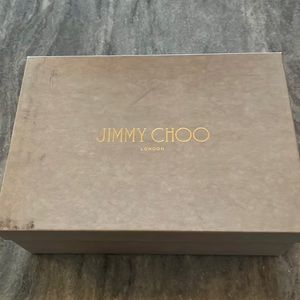 Jimmy choo shoe box with dust bag